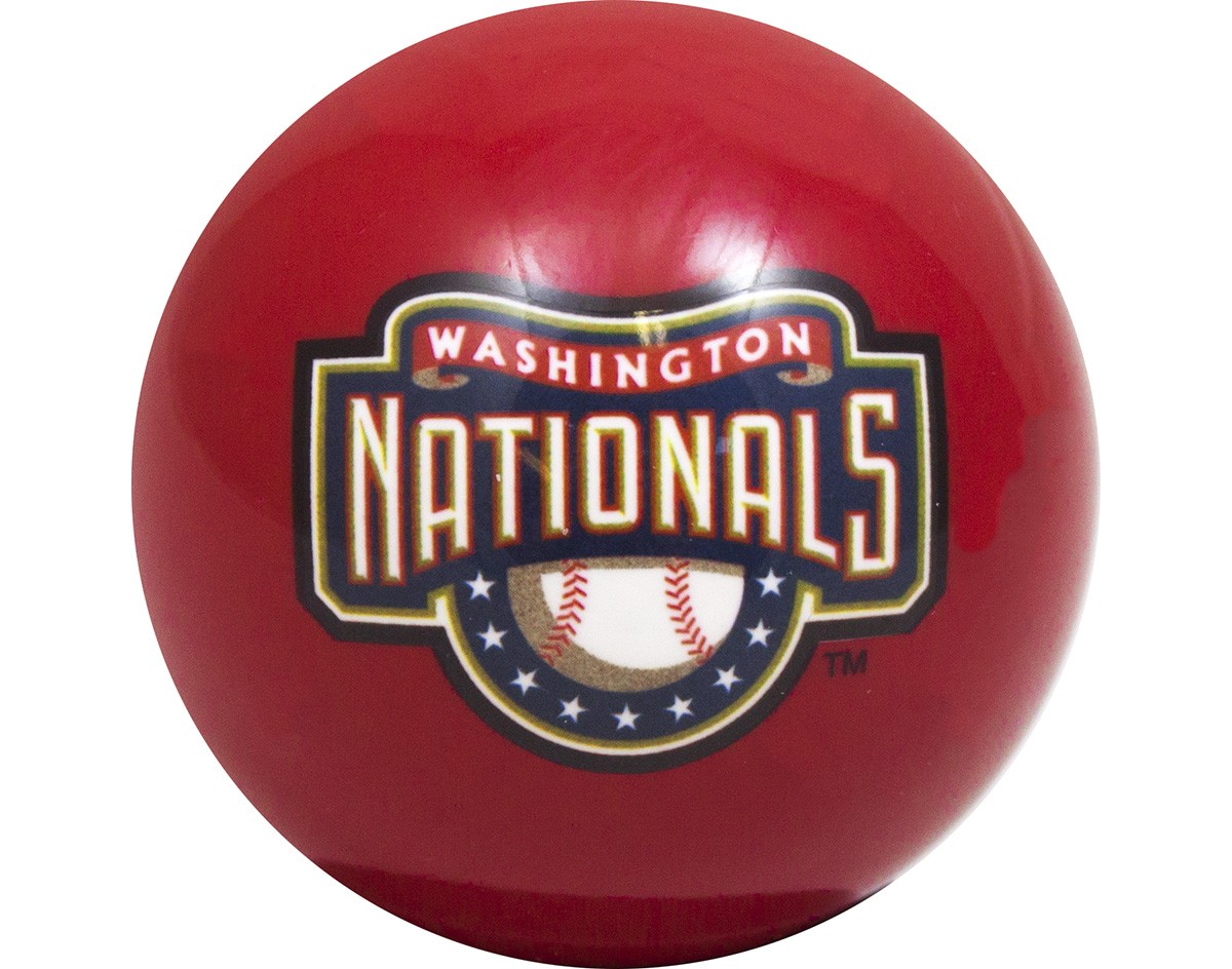 MLB Imperial Washington Nationals Pool Billiard Cue/8 Ball - Red - Old Style