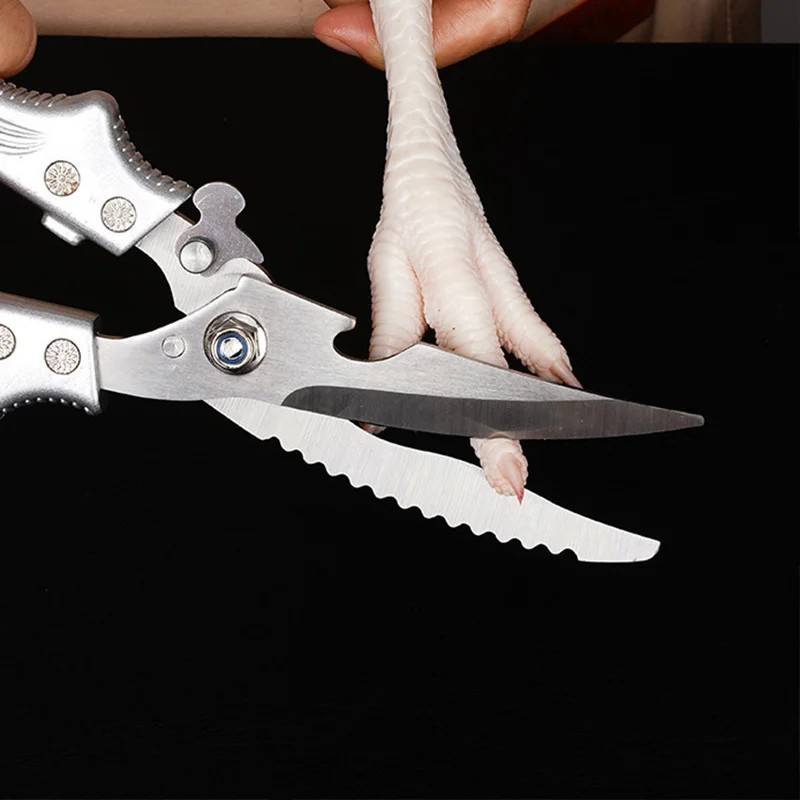 Kitchen Scissors Heavy Duty Chicken Bone Cutter Bottle Opener Meat Shears