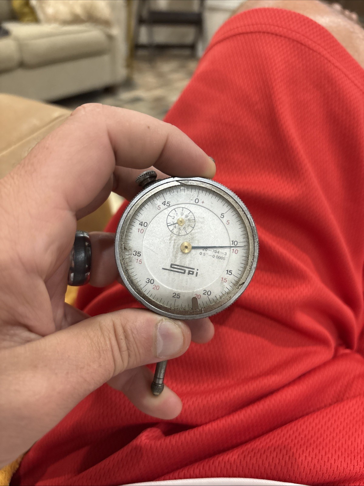SPI 20-704-3 Standard Dial Indicator .5" Range - .0005" Grad