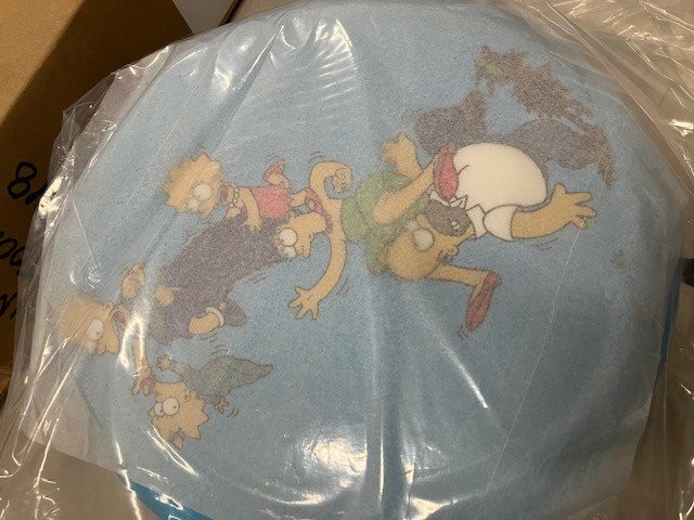 Arcade1Up Simpsons Custom Arcade Seat Adjustable Stool