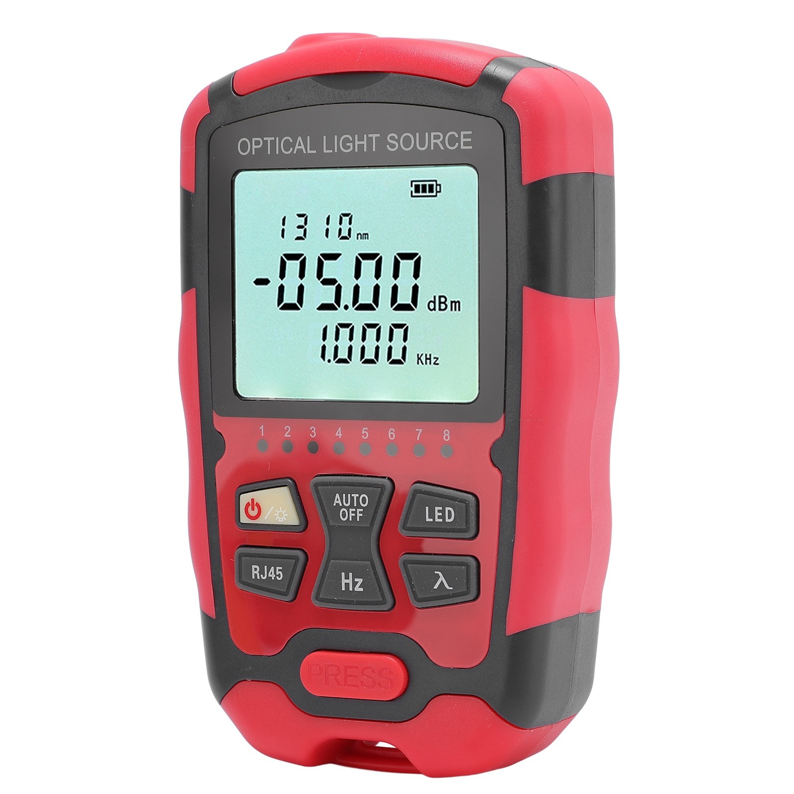 1 Fiber Optic Stable Light Source Portable Accurate Tester For Technicians