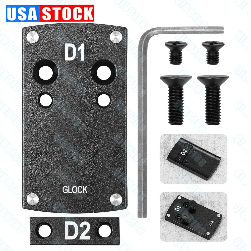 Pistol Handgun Glock Mount Plate for VORTEX VENOM and VIPER Micro Red Dot Sight