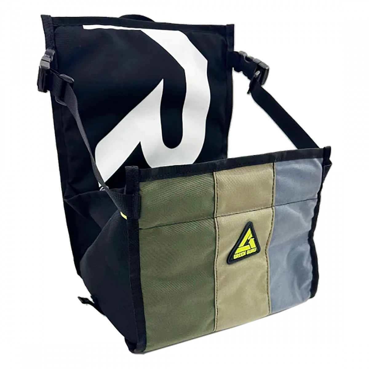 Green Guru Freerider 31L Upcycled Hook-On Pannier with Reflective Logo
