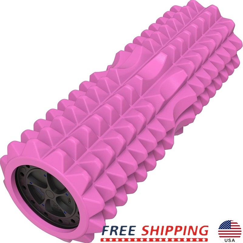 5 Speed Foam Roller Deep Tissue Massage Muscle Tension Relief Travel Ready New
