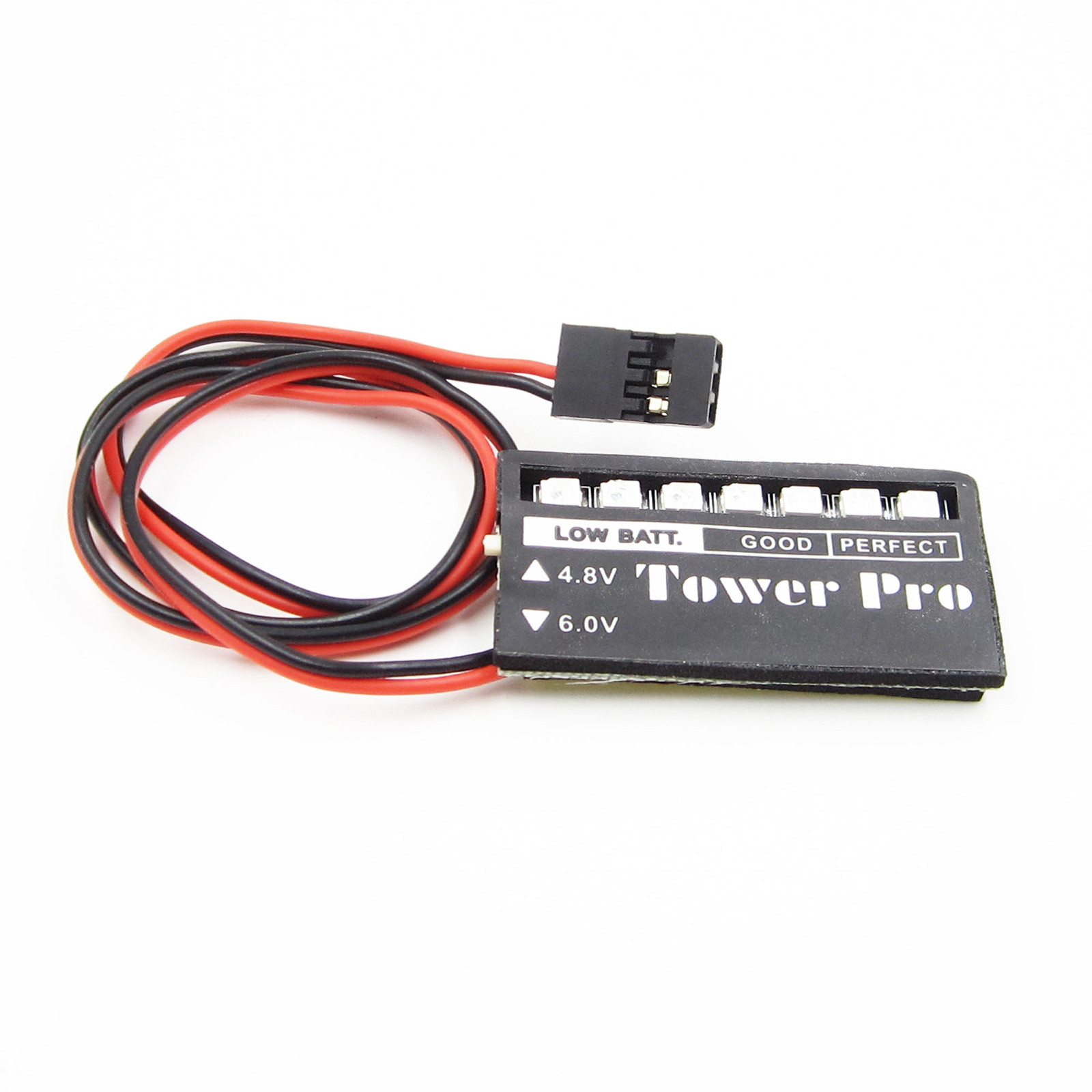 1PCS RC Model 7 LED Receiver Battery Voltage Indicator Monitor Car 4.8/6v
