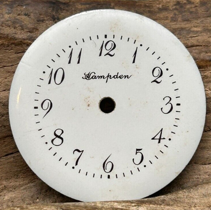 HAMPDEN POCKET WATCH DIAL BREGUET NUMERAL INDICES 26.2mm (OG)