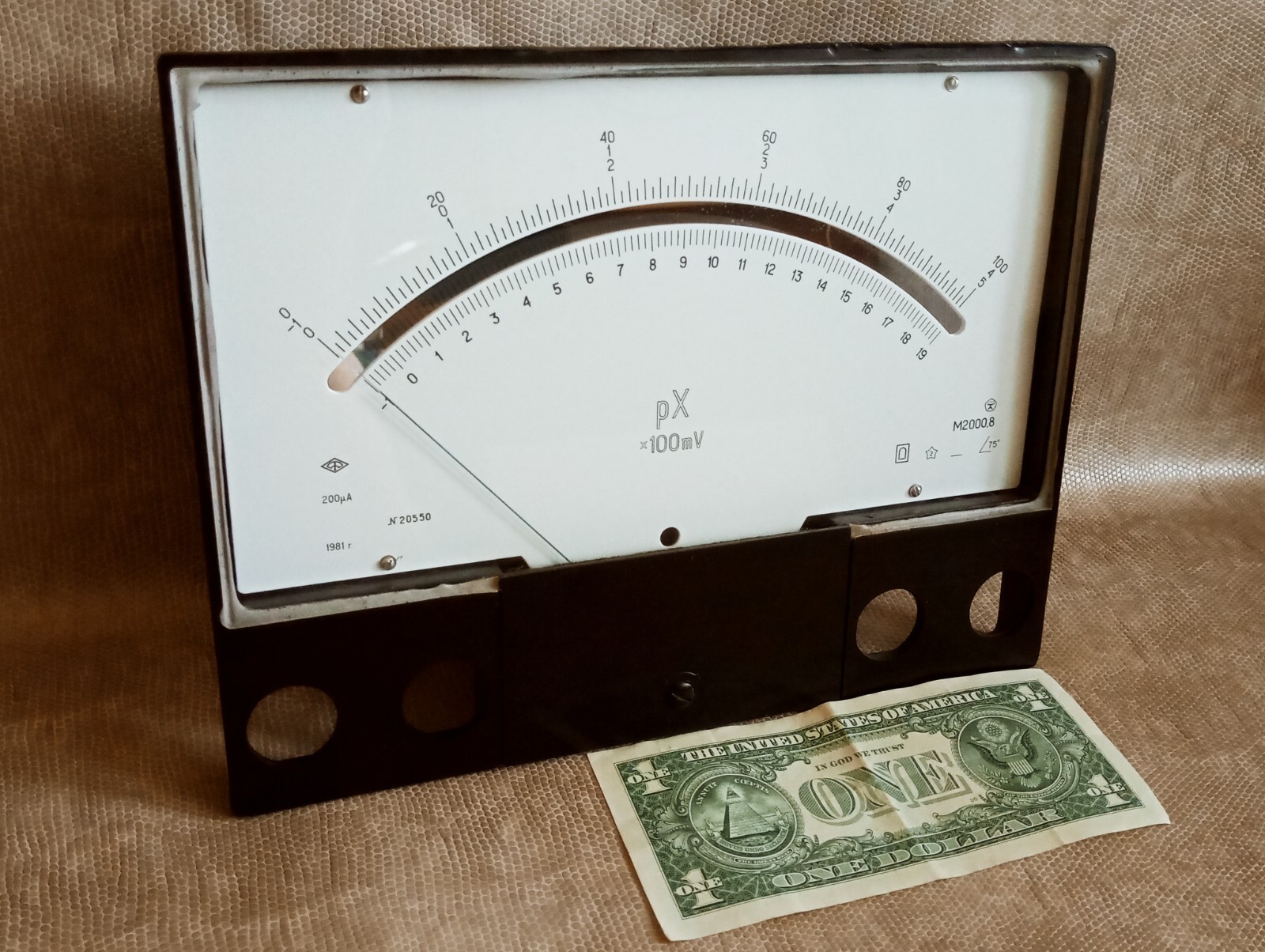 Vintage Voltmeter Milliammeter Ammeter Volt Ammeter Ohmeter
