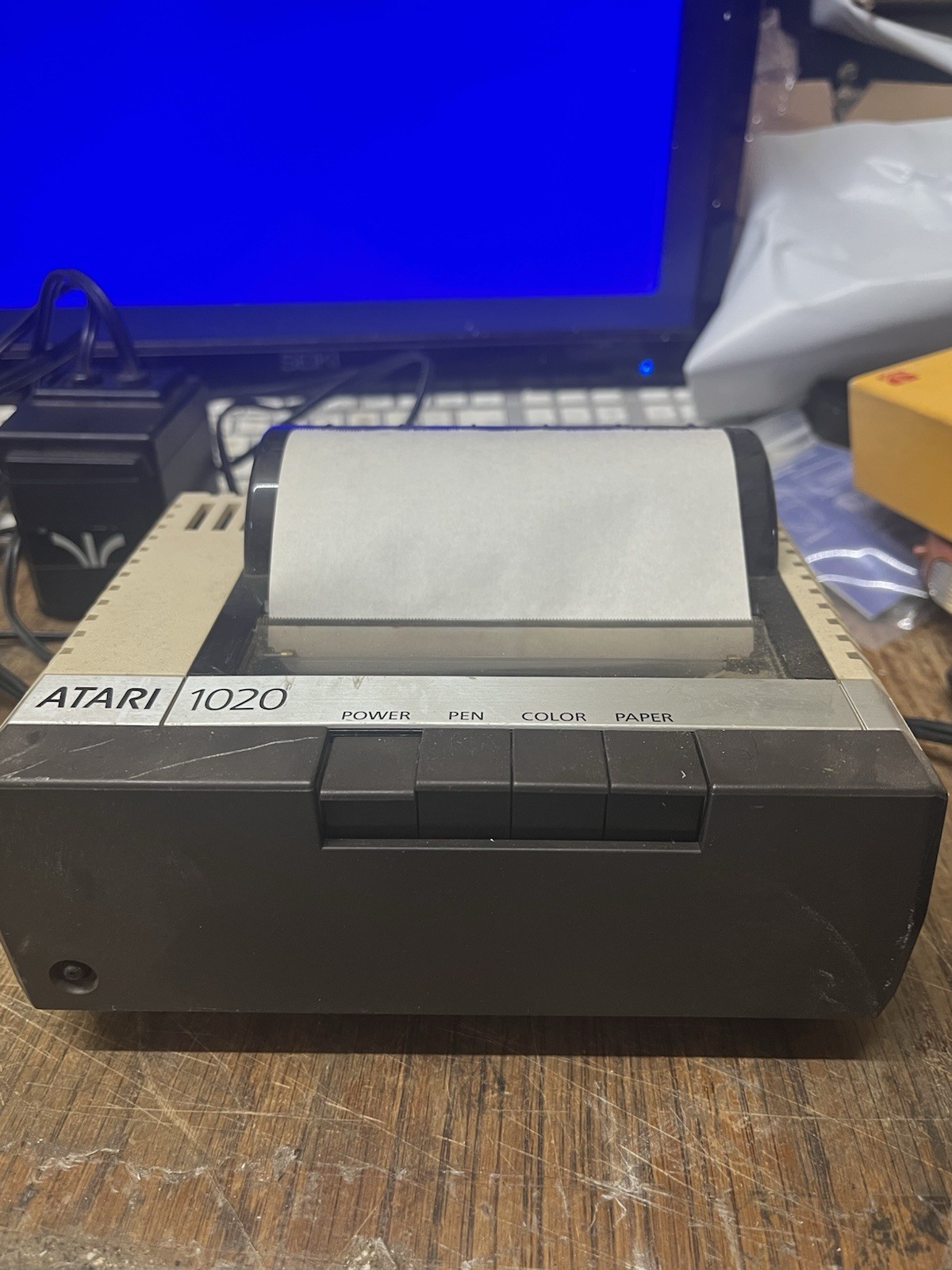 atari 1020 untested head moves when powered on