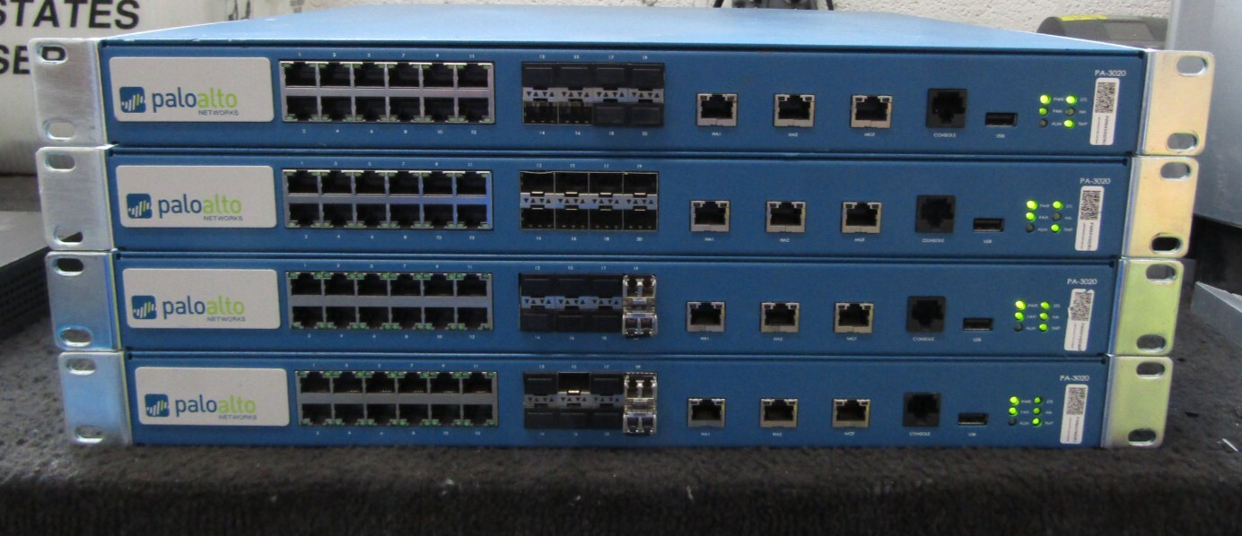 Palo Alto PA-3020 Network Security Appliance Firewall