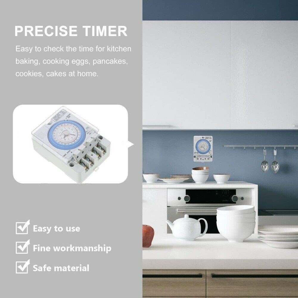 12V AC/DC Mechanical Time Control Switch Pc Mechanical Timer Electrician