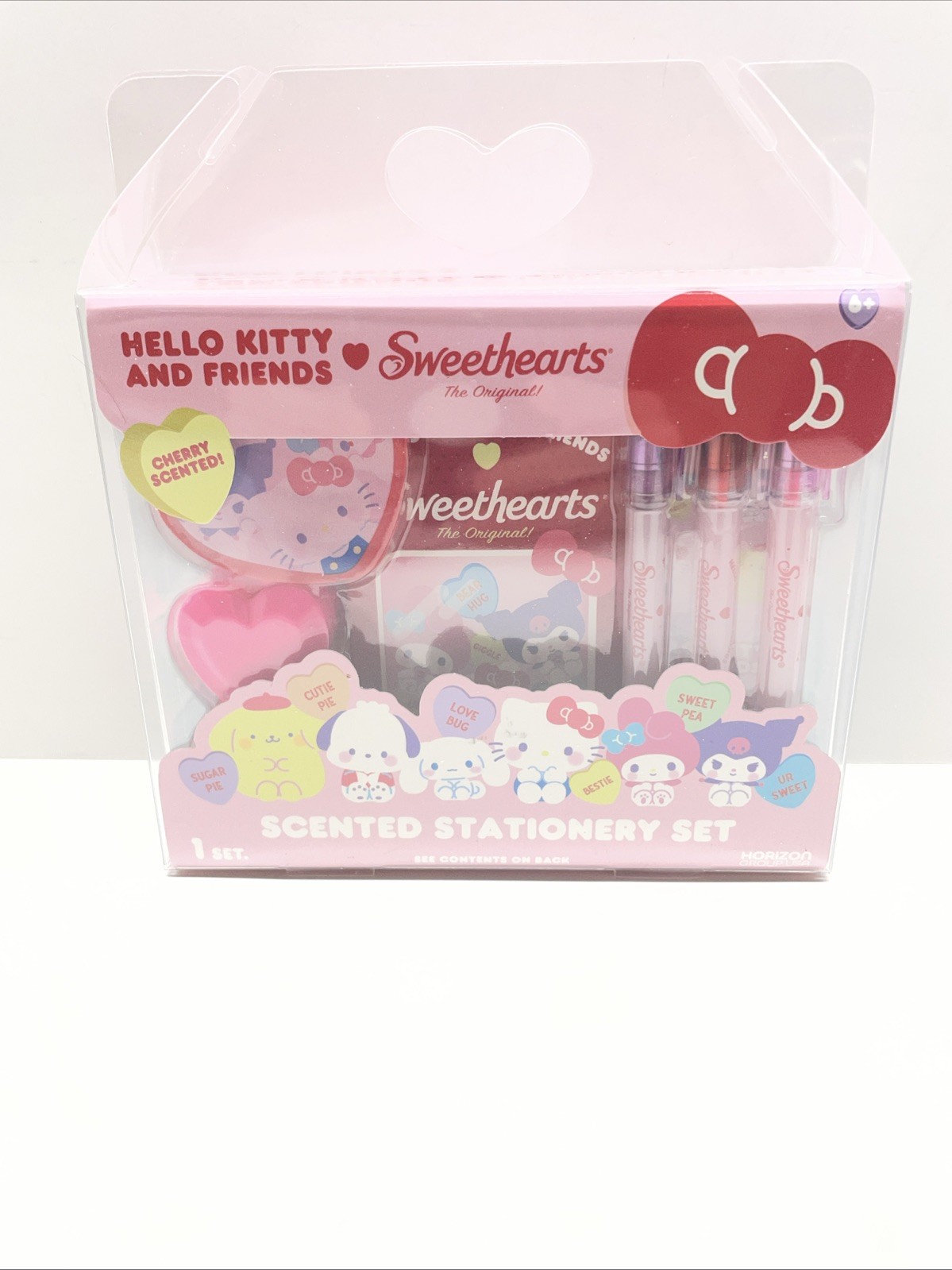 Hello Kitty & Friends Sweethearts Cherry Scented Stationery Gift Set 2026 NIB