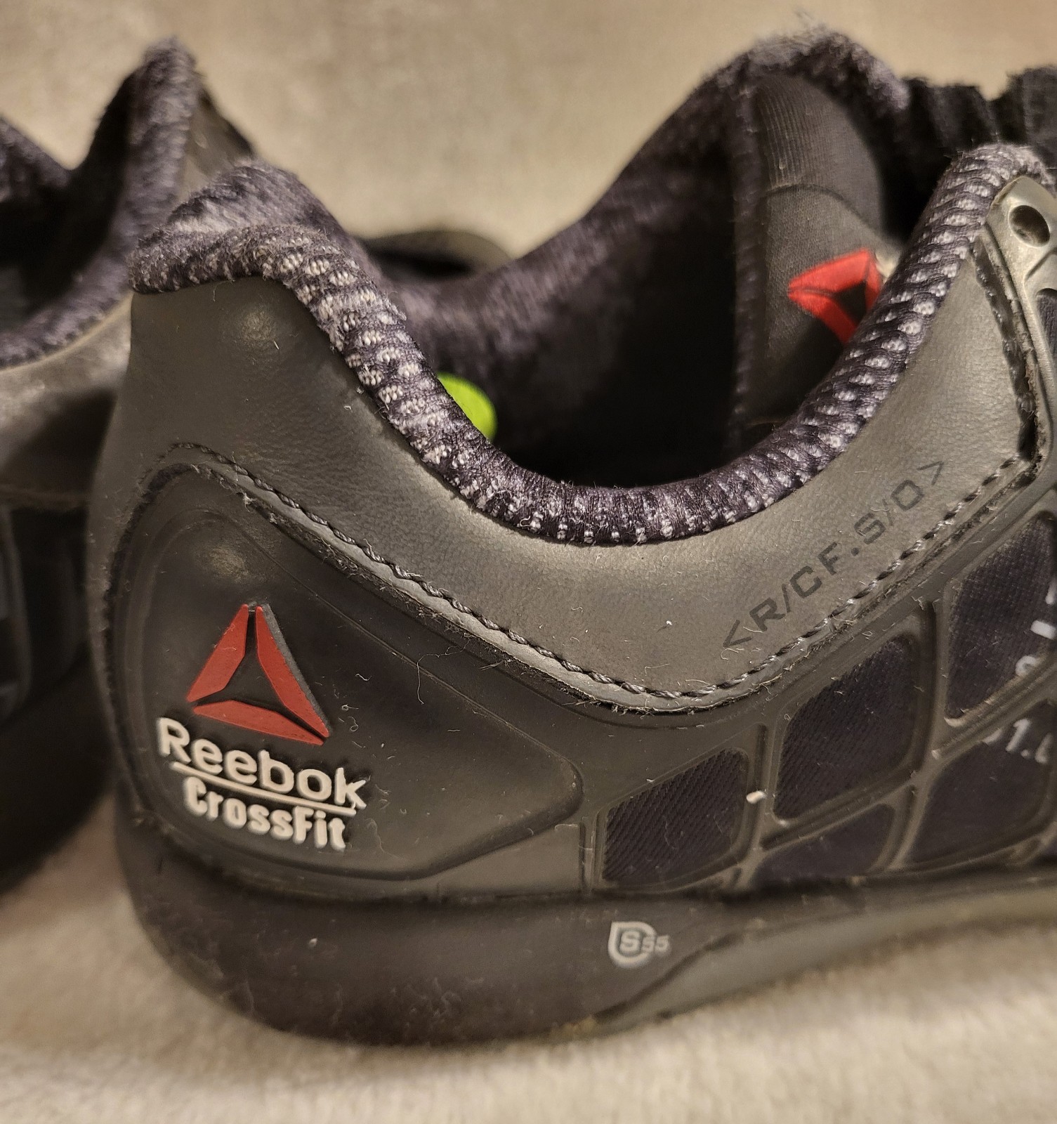 Reebok Men's CrossFit CF74 Athletic Shoes Sneakers Cross Training Black Size 7.5