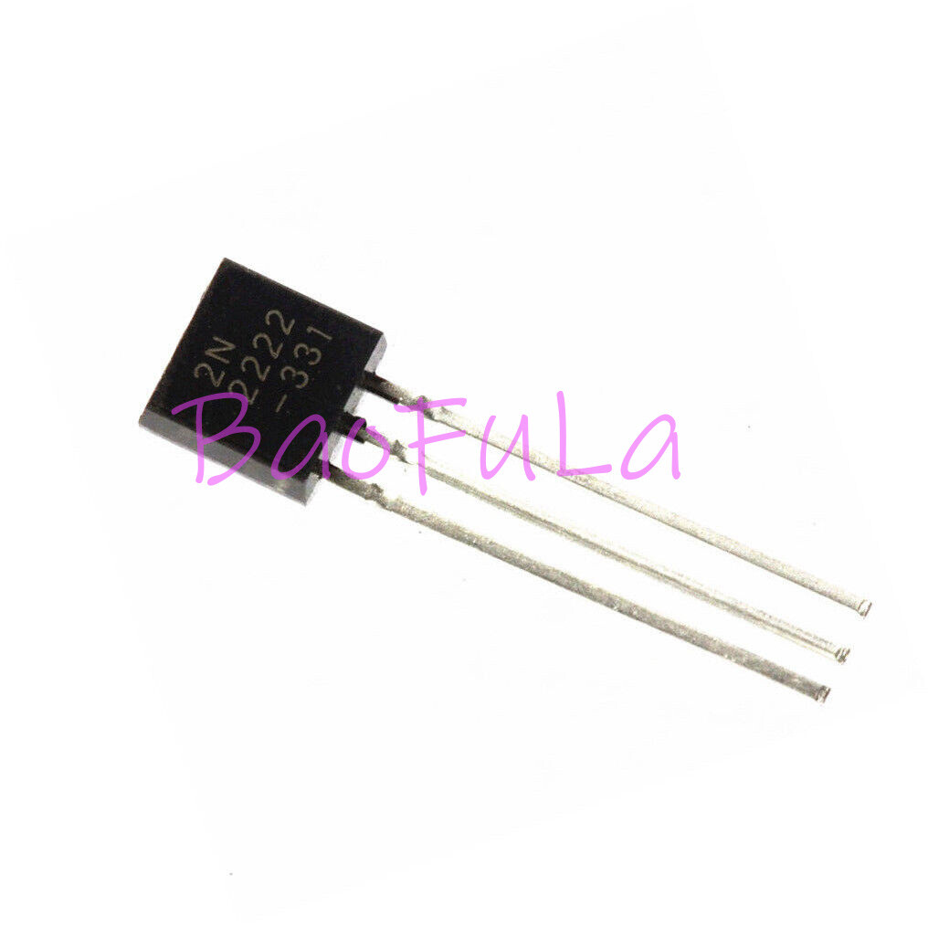 50PCS Transistor TO-92 MOT/ON 2N2222 2N2222A NEW