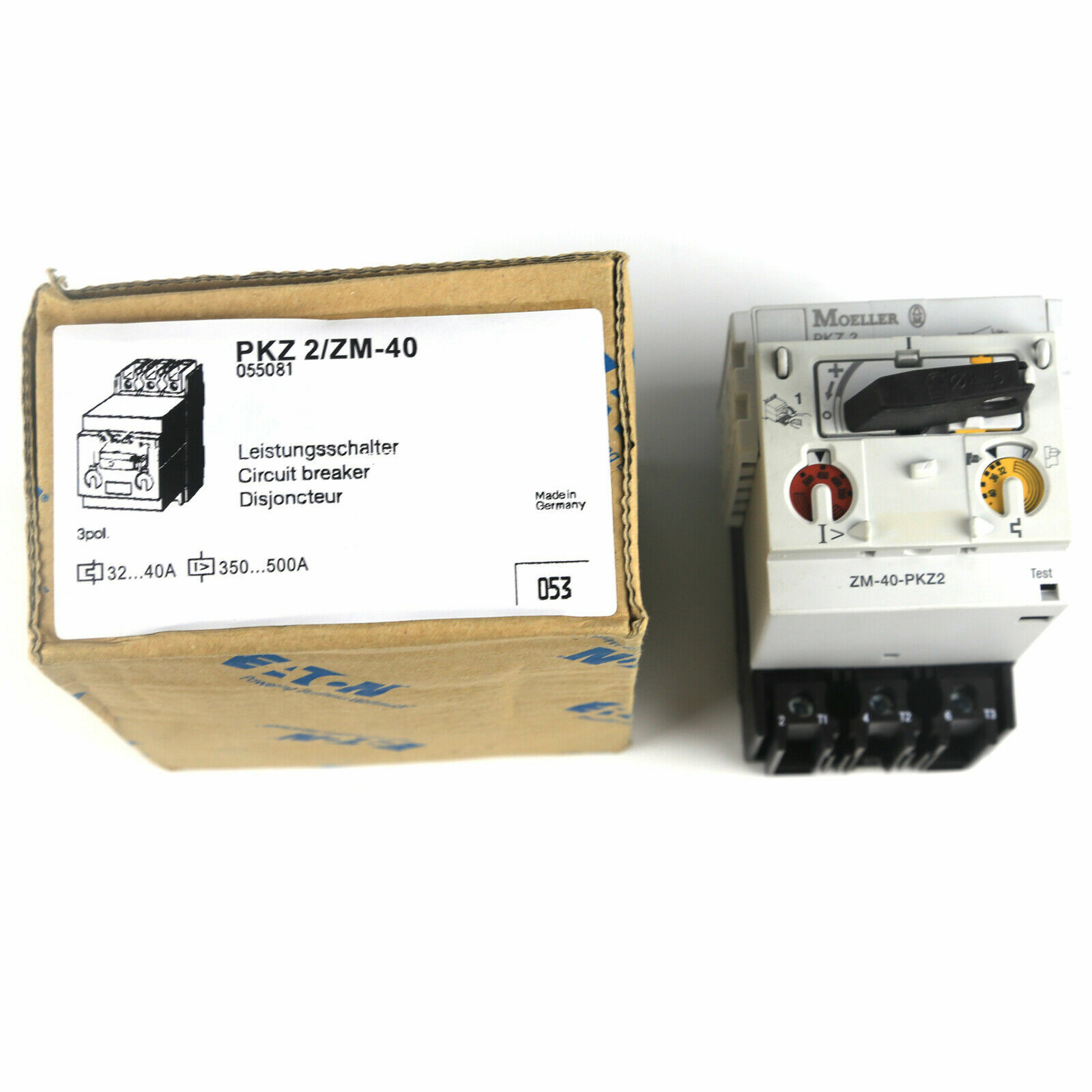 New In Box MOELLOR ZM-40-PKZ2 Motor Switch Release