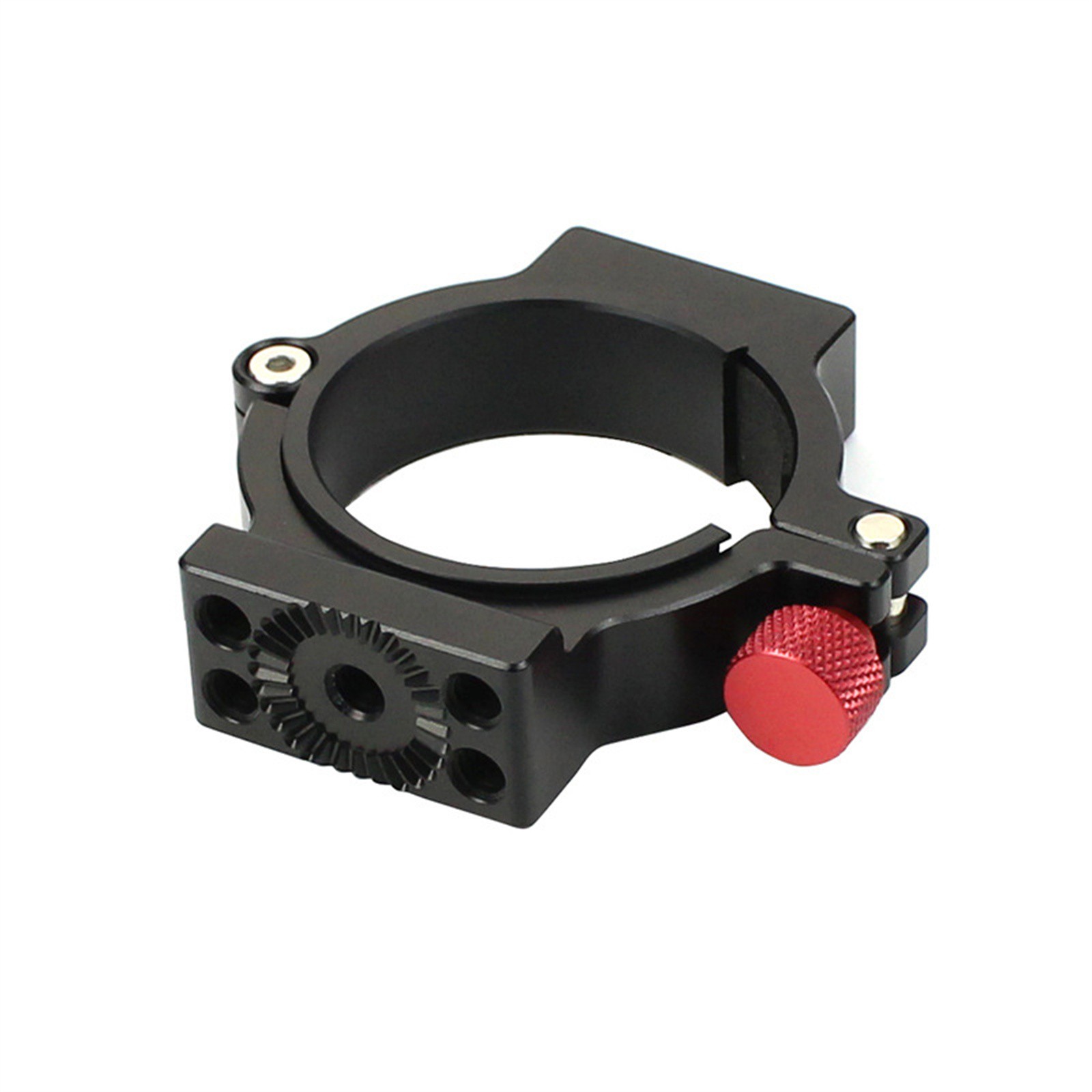 1/4 Screw Hole Expansion Ring Microphone LED Video Light Mounting Clip Adapter