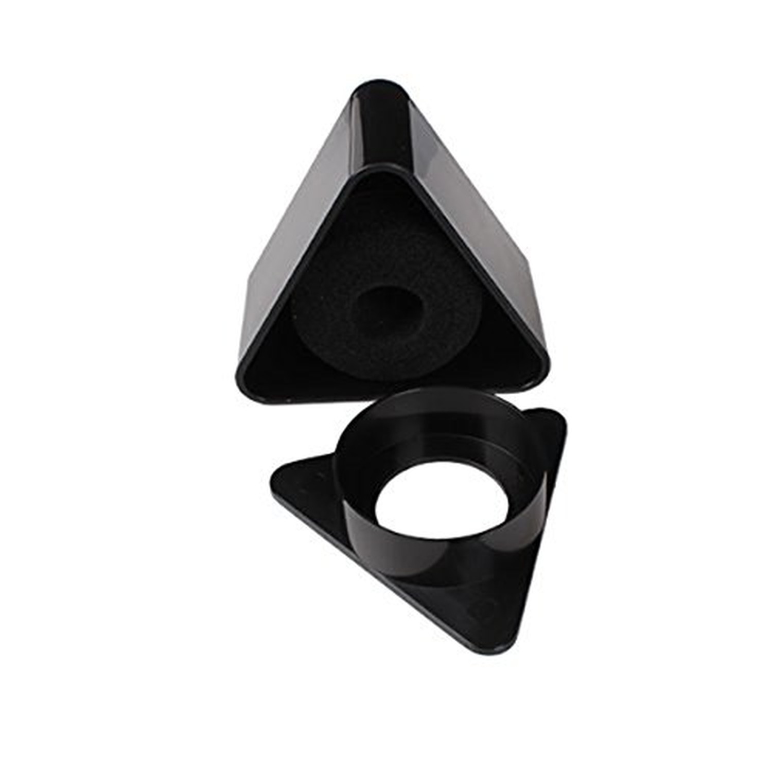 TINKSKY Microphone Flag Station Triangular Abs Interview Mic Holder for Podca...