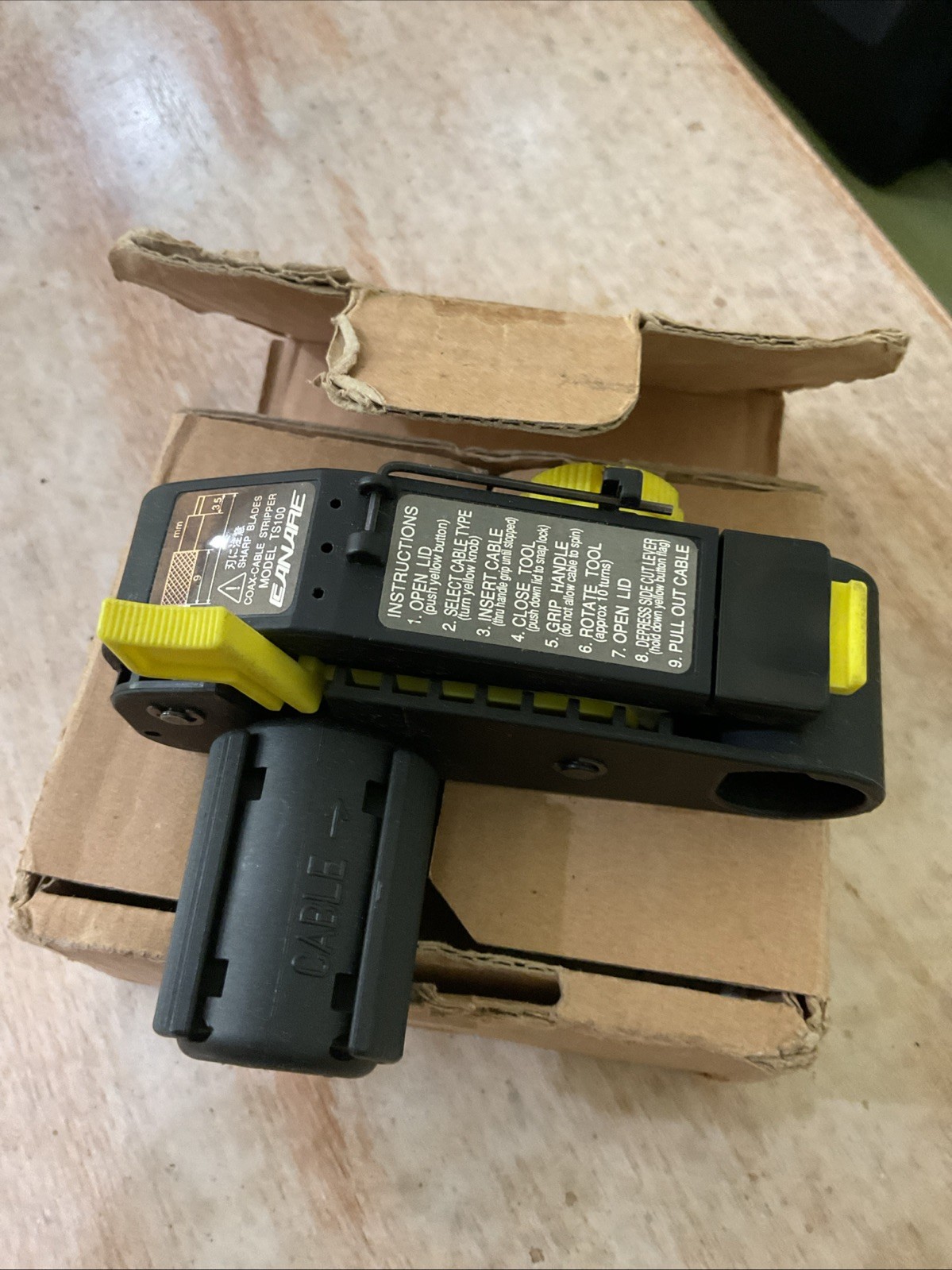 Canare TS100E Coaxial Cable Stripper (5-in-1)
