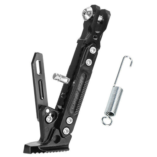 Motorcycle CNC Aluminum Alloy Kickstand Foot Side Support Kick Stand Adjustable