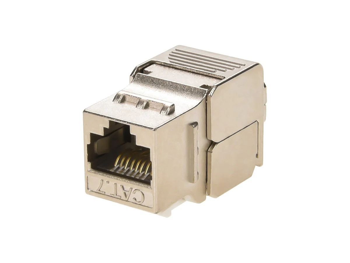 Monoprice Cat7 or Cat6A RJ-45 Shielded Toolless Keystone Jack  10 pack