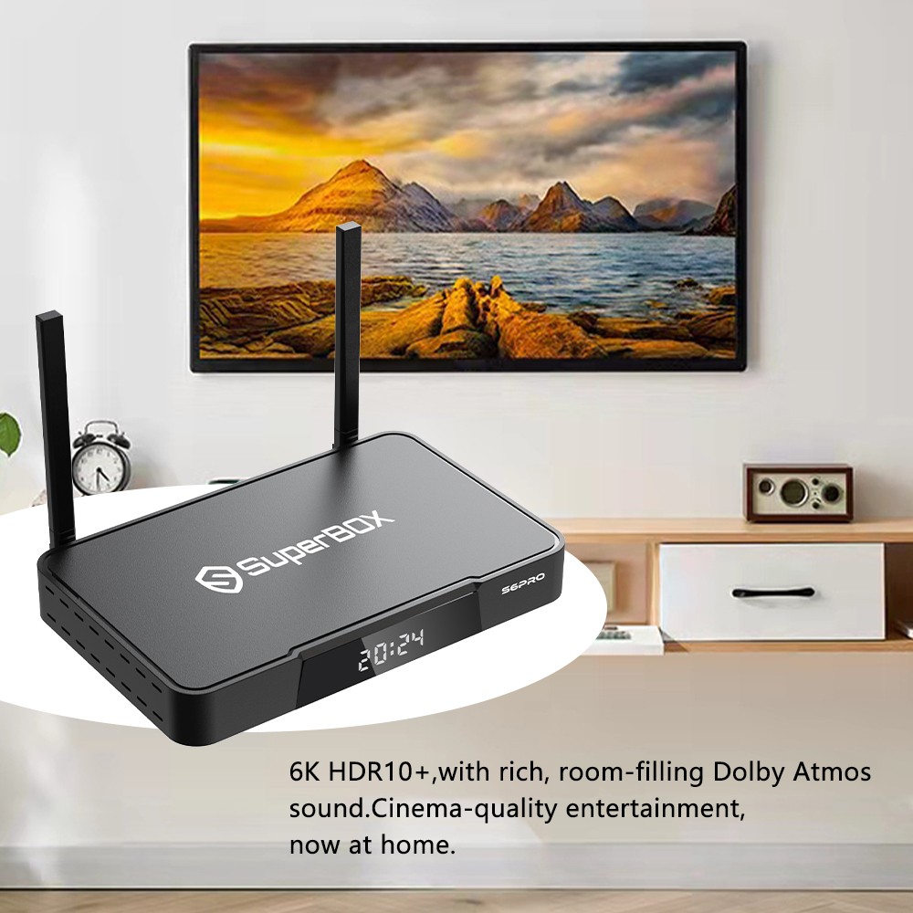 SuperBox S6 Pro BOX - Authorized Distributor - Free Shipping Android 12