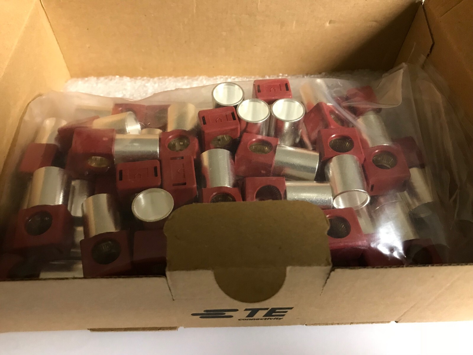 Lot of 50 Pcs TE 6648234-2 Rapid Lock F Socket Connectors - BRAND NEW SEALED