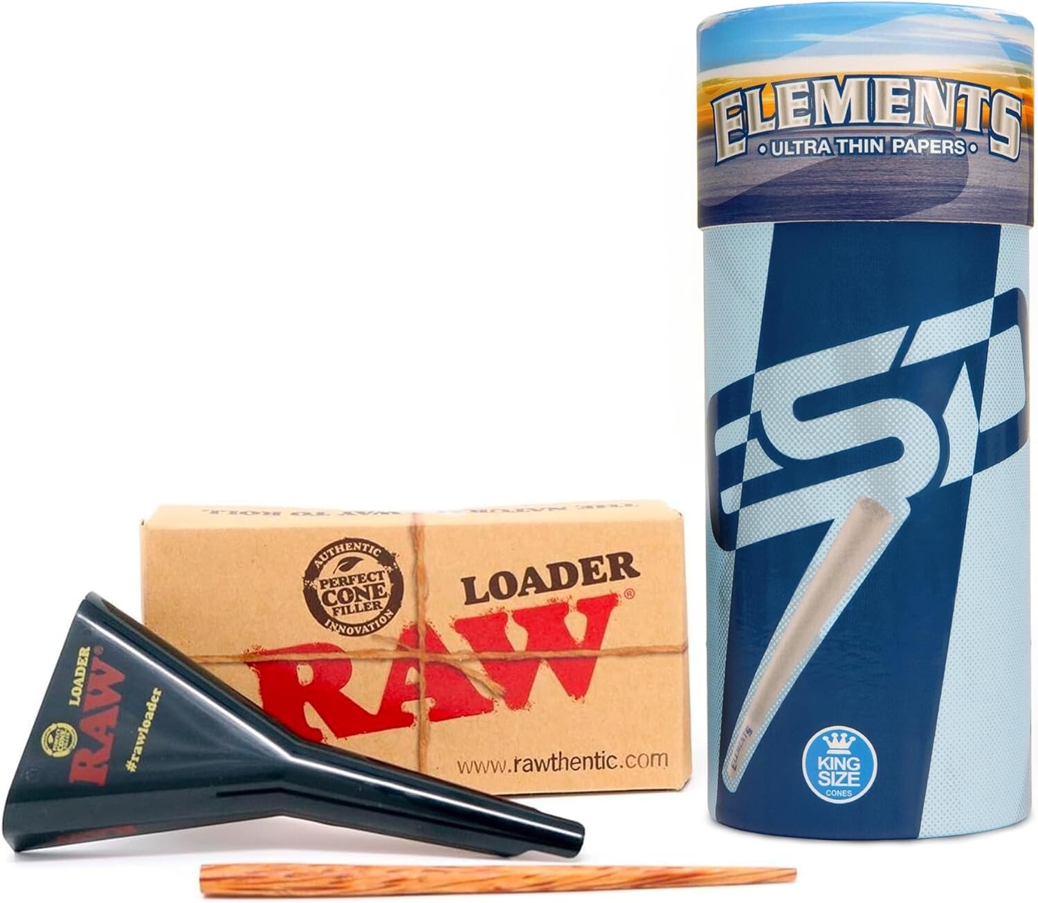 Elements Pre-Rolled Cones King Size Variation (50 Pack with Loader)