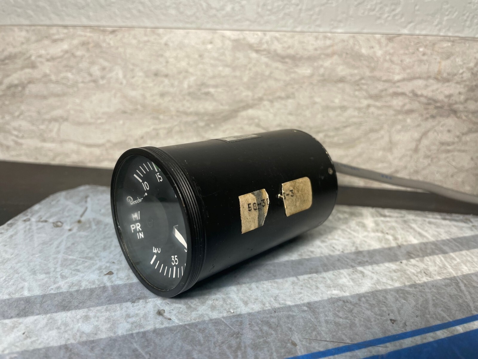 Manifold Pressure Gauge 6411 Removed Working