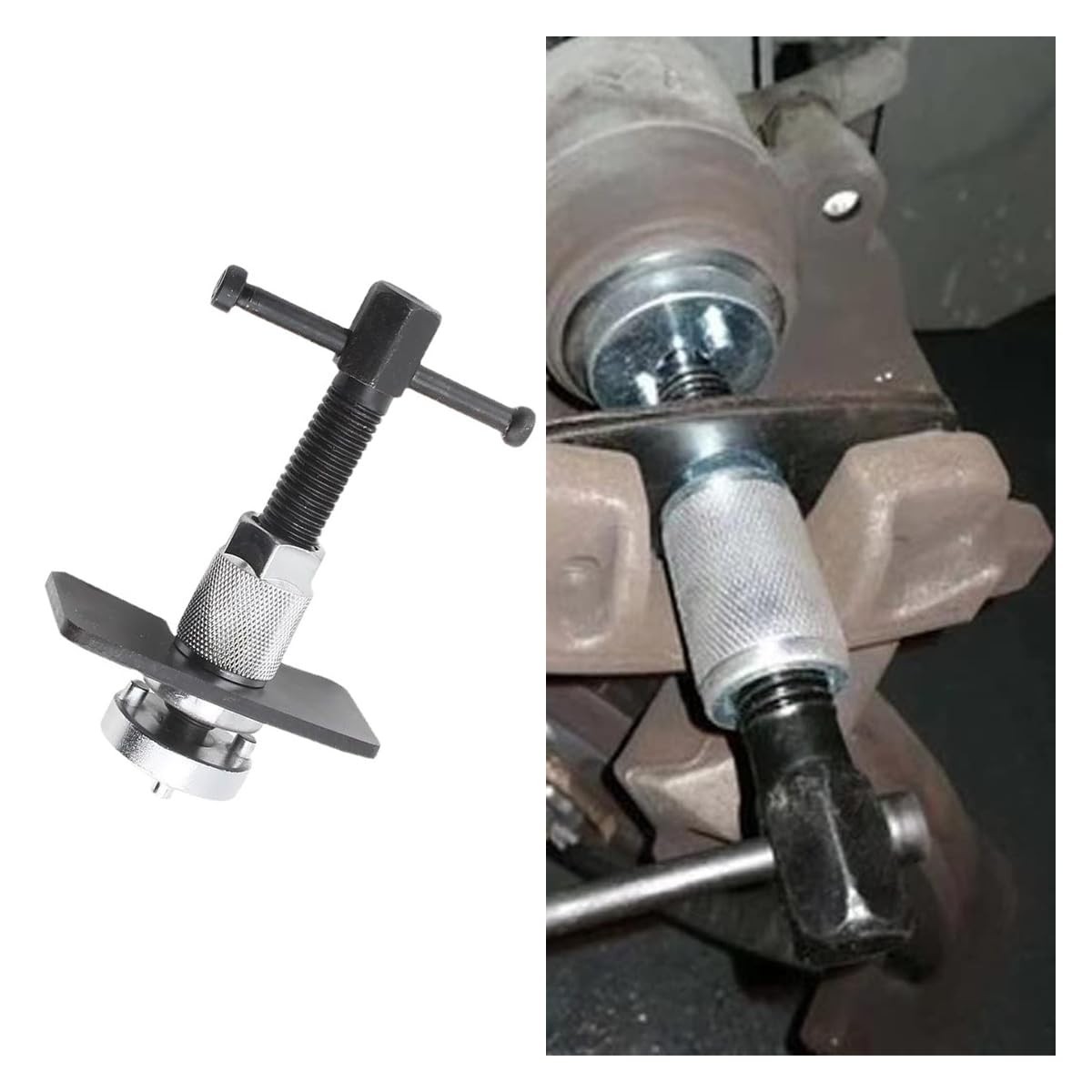 Brake Caliper Piston Rewind Tool, Car Rear Pad Wind Back Right...
