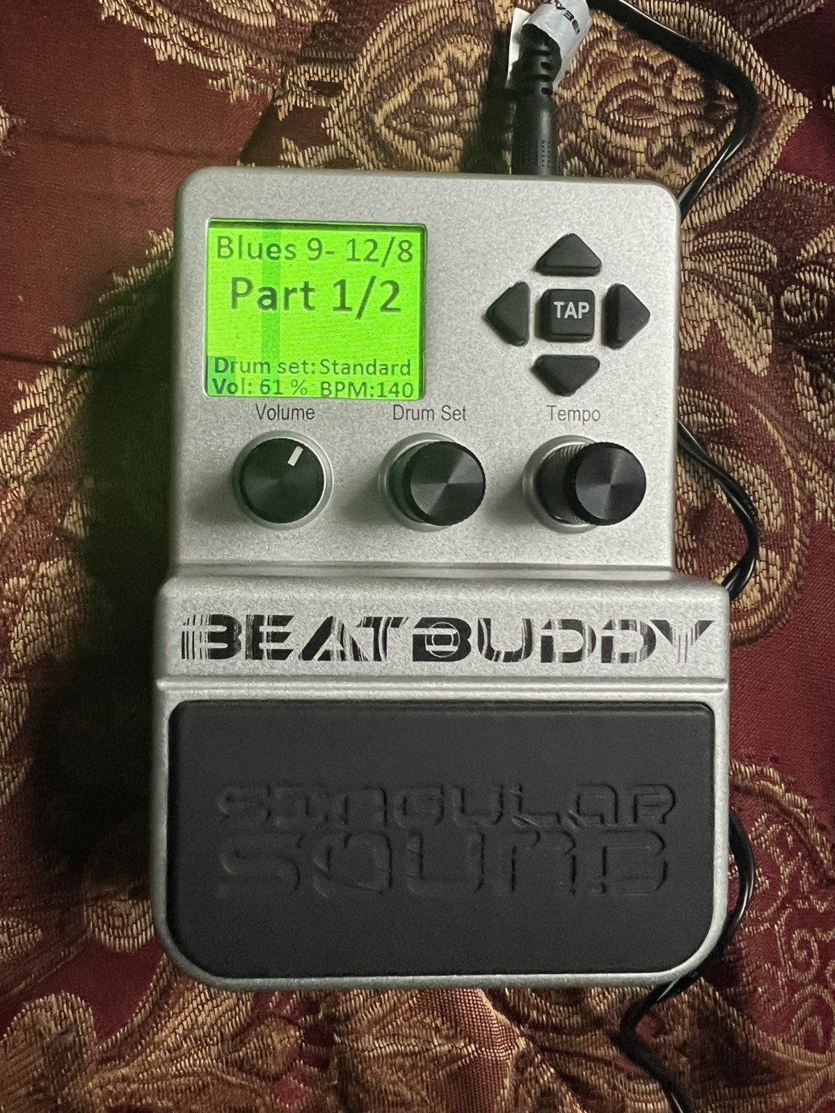 Singular Sound Beat Buddy Drum Machine Pedal with SD Card