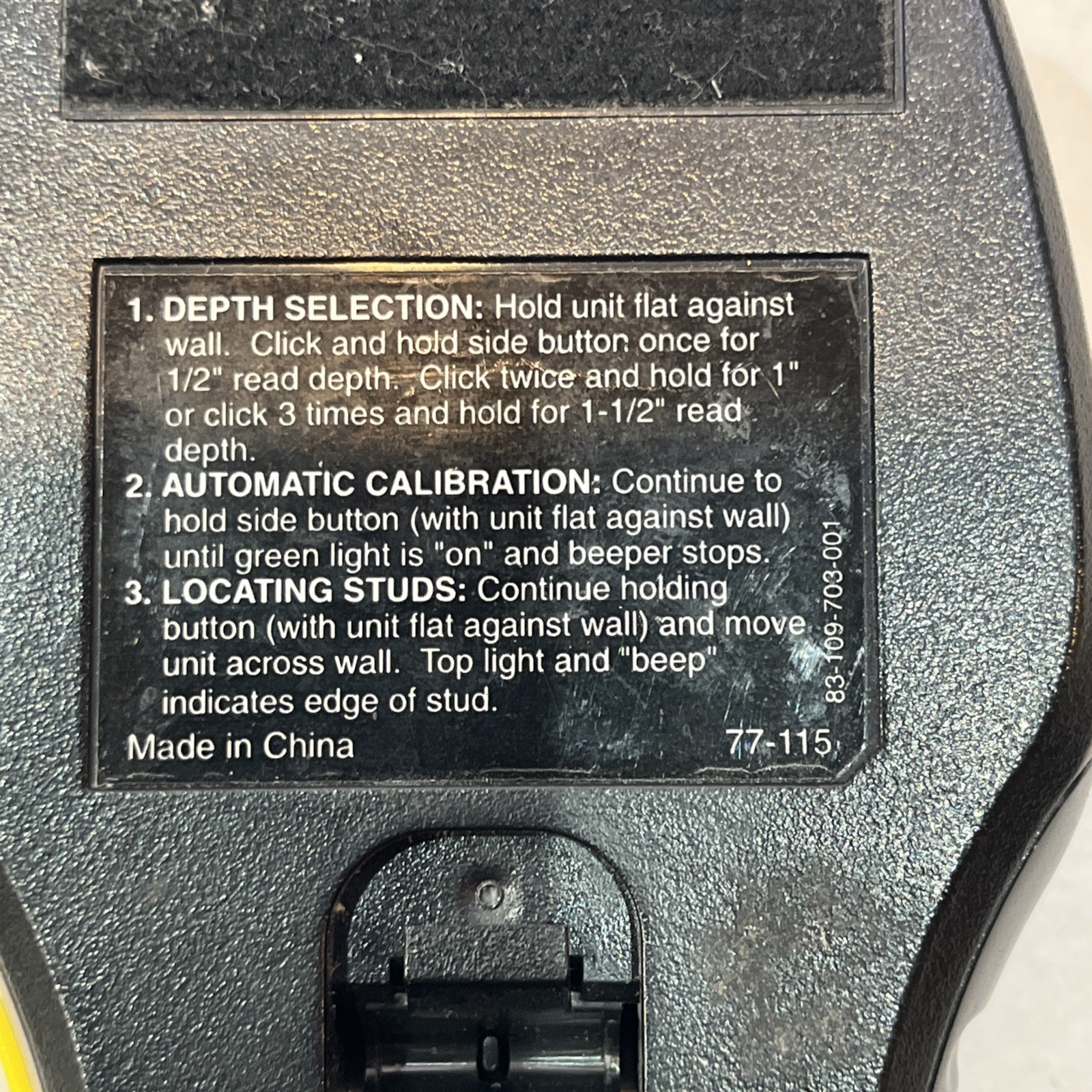 Stud Finder - Stanley InteliSensor Unit-Working Very Clean