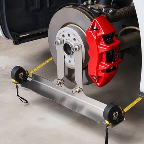 Heavy Duty Wheel Alignment Tool Kit with Tape Measures, Upgraded Stainless Steel