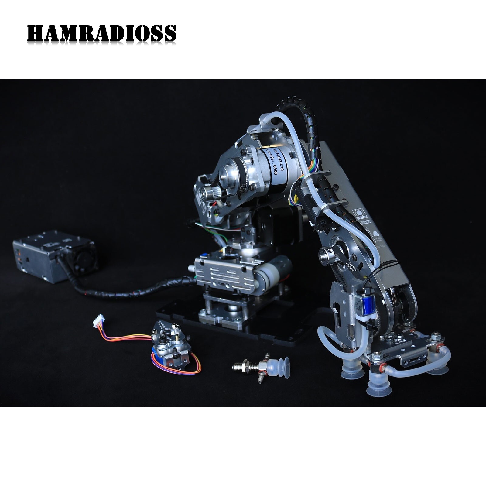 24D Industrial Robot Arm 4-Axis Stepping Planetary Reduction Motor w/ Controller