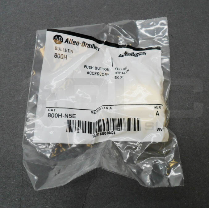 SEALED NEW ALLEN BRADLEY 800H-N5E /A PUSH BUTTON BOOT YELLOW