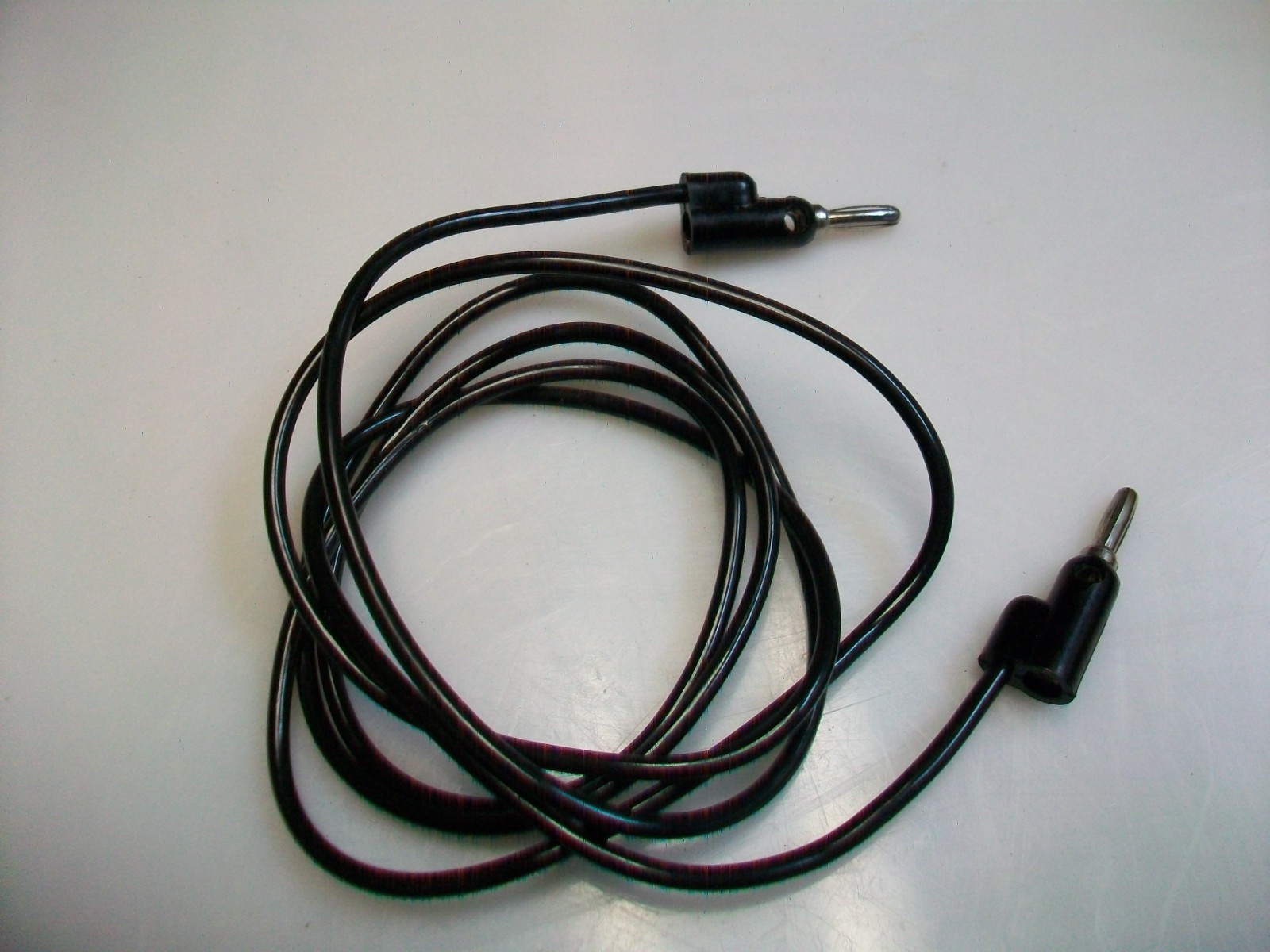 60" BLACK TEST LEAD - STACKABLE BANANA PLUG EACH END 6625-01-010-7686