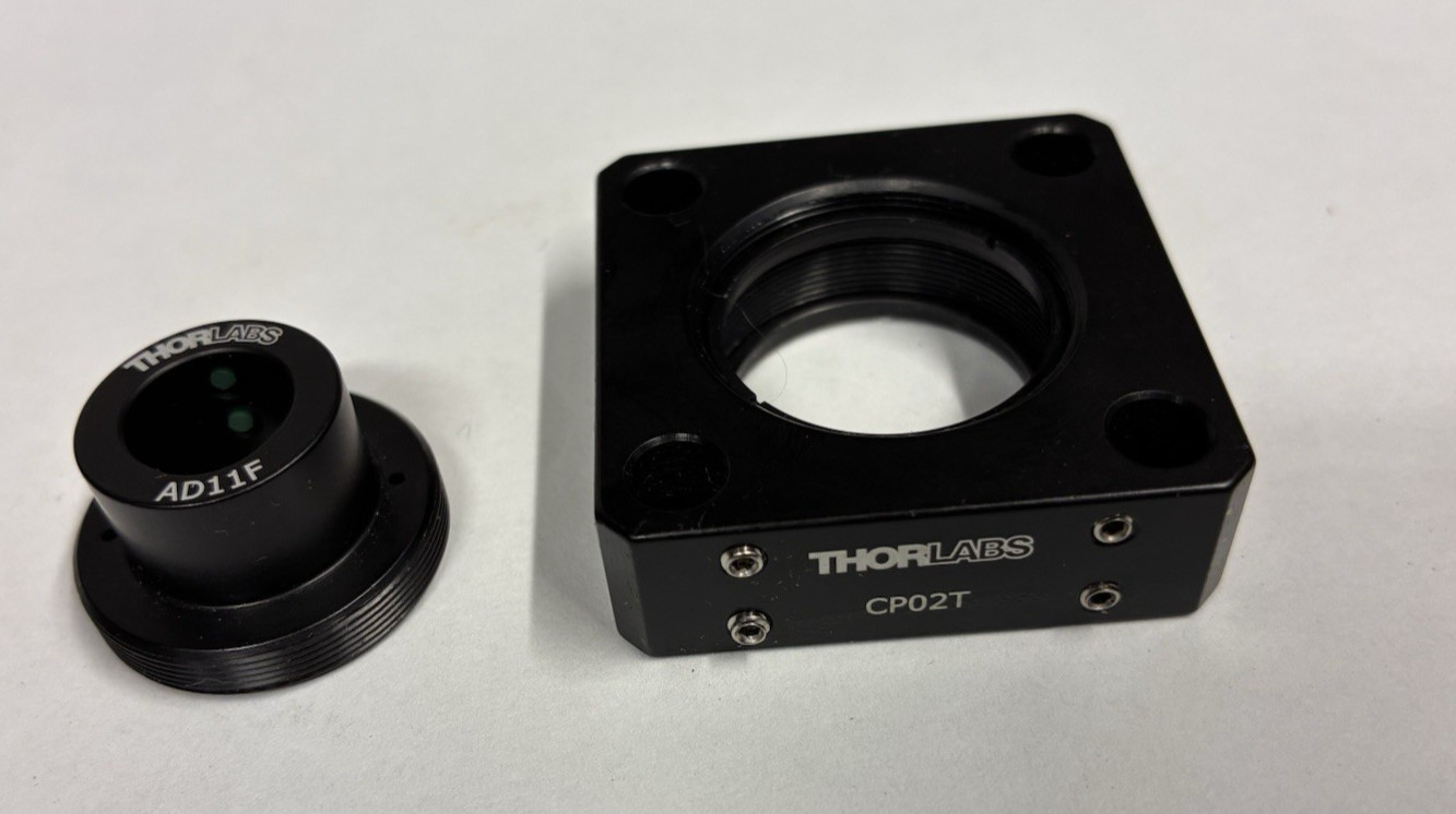 Thorlabs AD11F Adapter & CP02T  cage plate