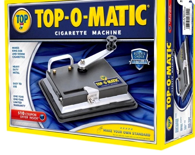 TOP-O- MATIC CIGARETTE ROLLING MACHINE WORKS W/ KING SIZE & 100MM TUBES