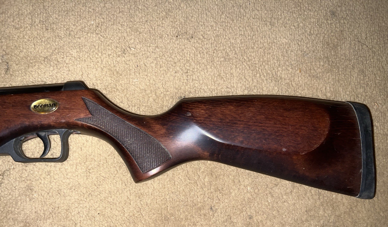 BEEMAN MODEL GS700 Break Barrel Air Rifle .177 caliber. Made in Spain VG Vintage