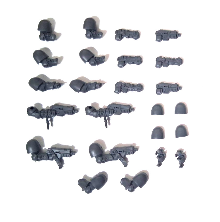 40k Space Marines Bladeguard Veterans Neo Volkite, Bolt & Plasma Pistol Bits
