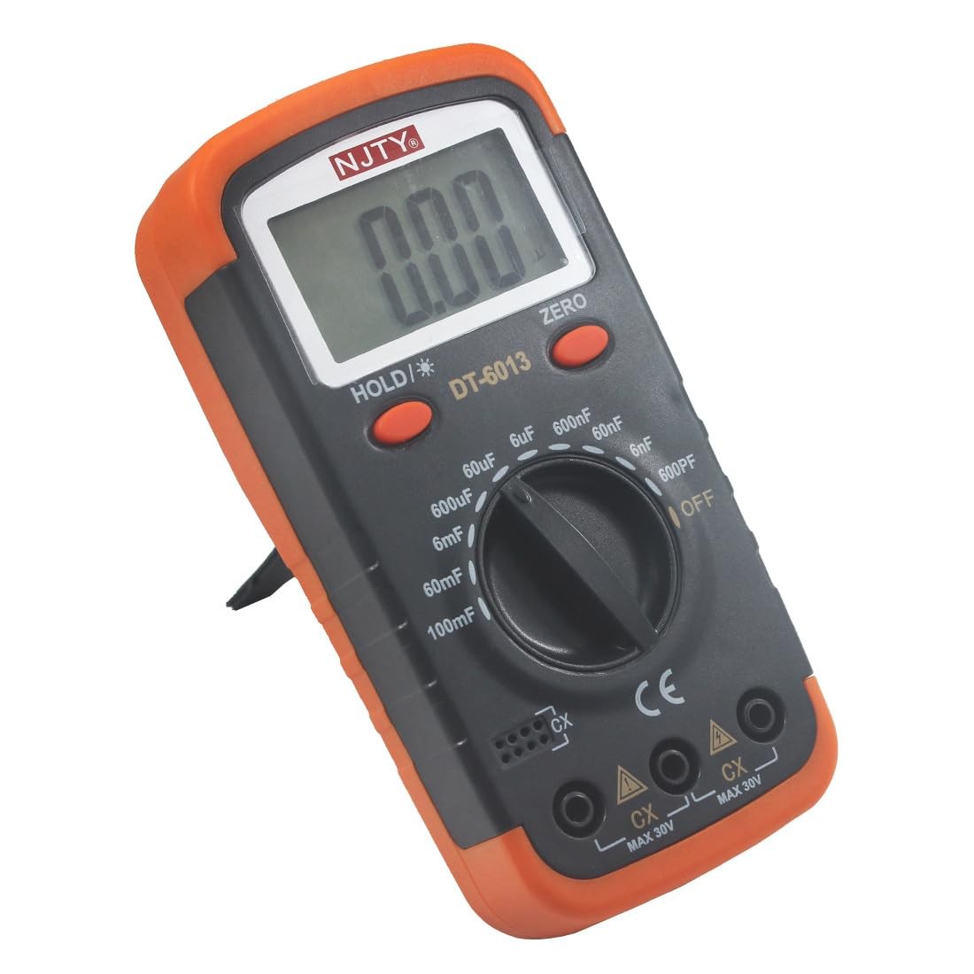 DT6013 Digital Capacitor Meter, 6000 Counts Capacitance Tester Large Mutil