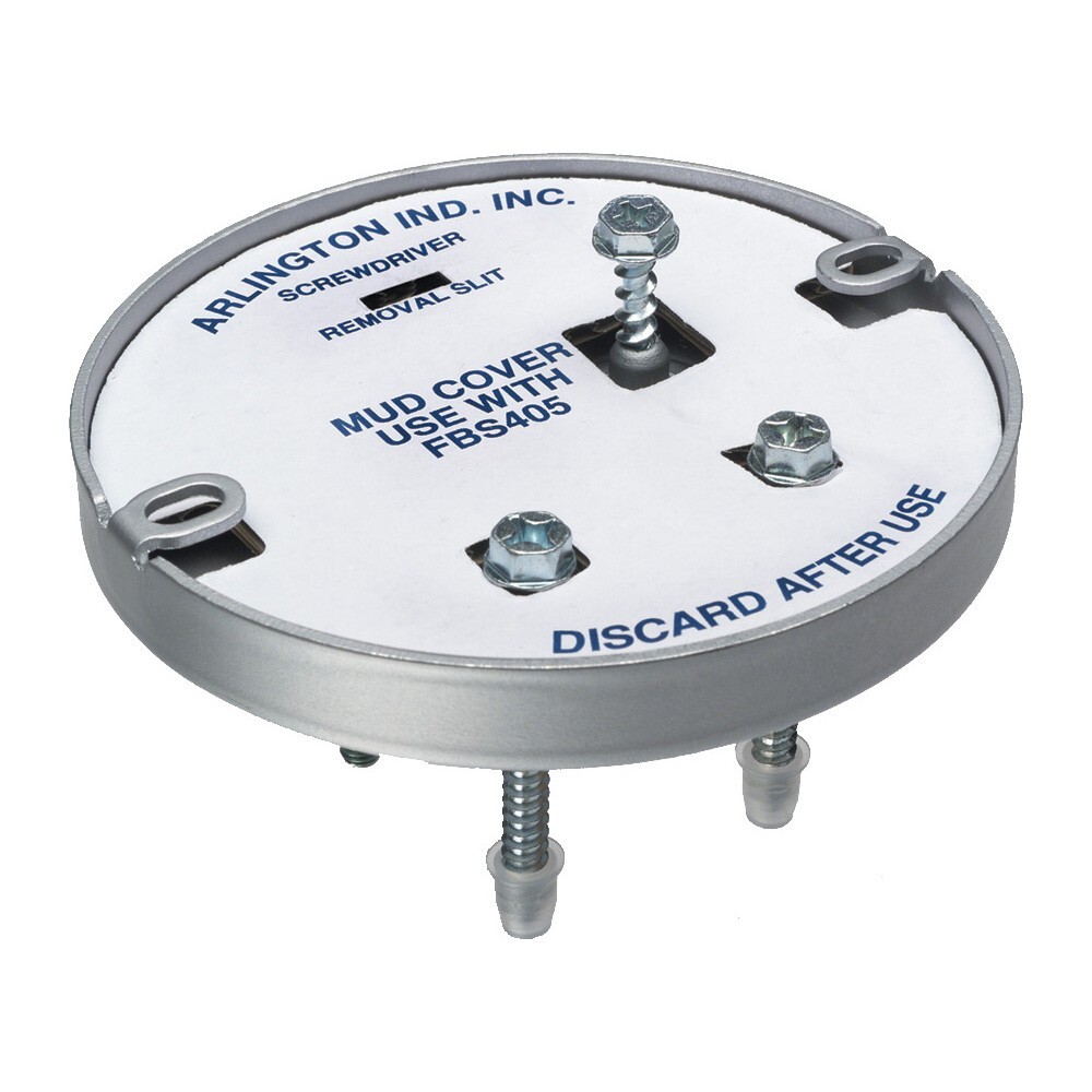 Arlington FBS407 Steel Pan Fan & Fixture Mounting Box