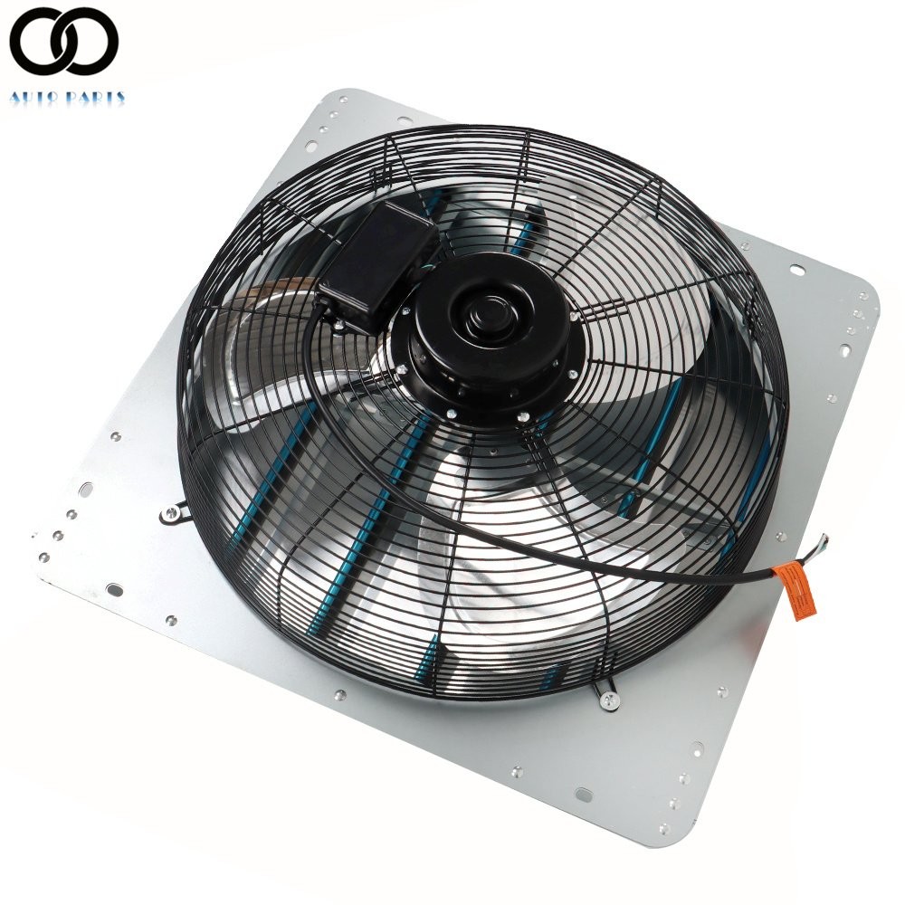 20" Aluminum Exhaust Fan Wall Mounted Shutter Garage Shop Attic Without Plug