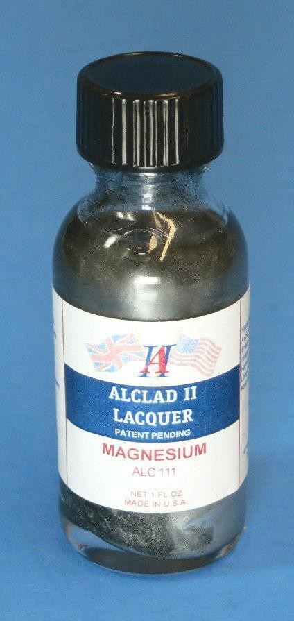 Alclad ALC111 Magnesium Lacquer Paint  1oz