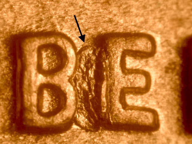 1957 P Real Nice BIE Cent Error BU Uncirculated Lincoln Wheat Penny #1A