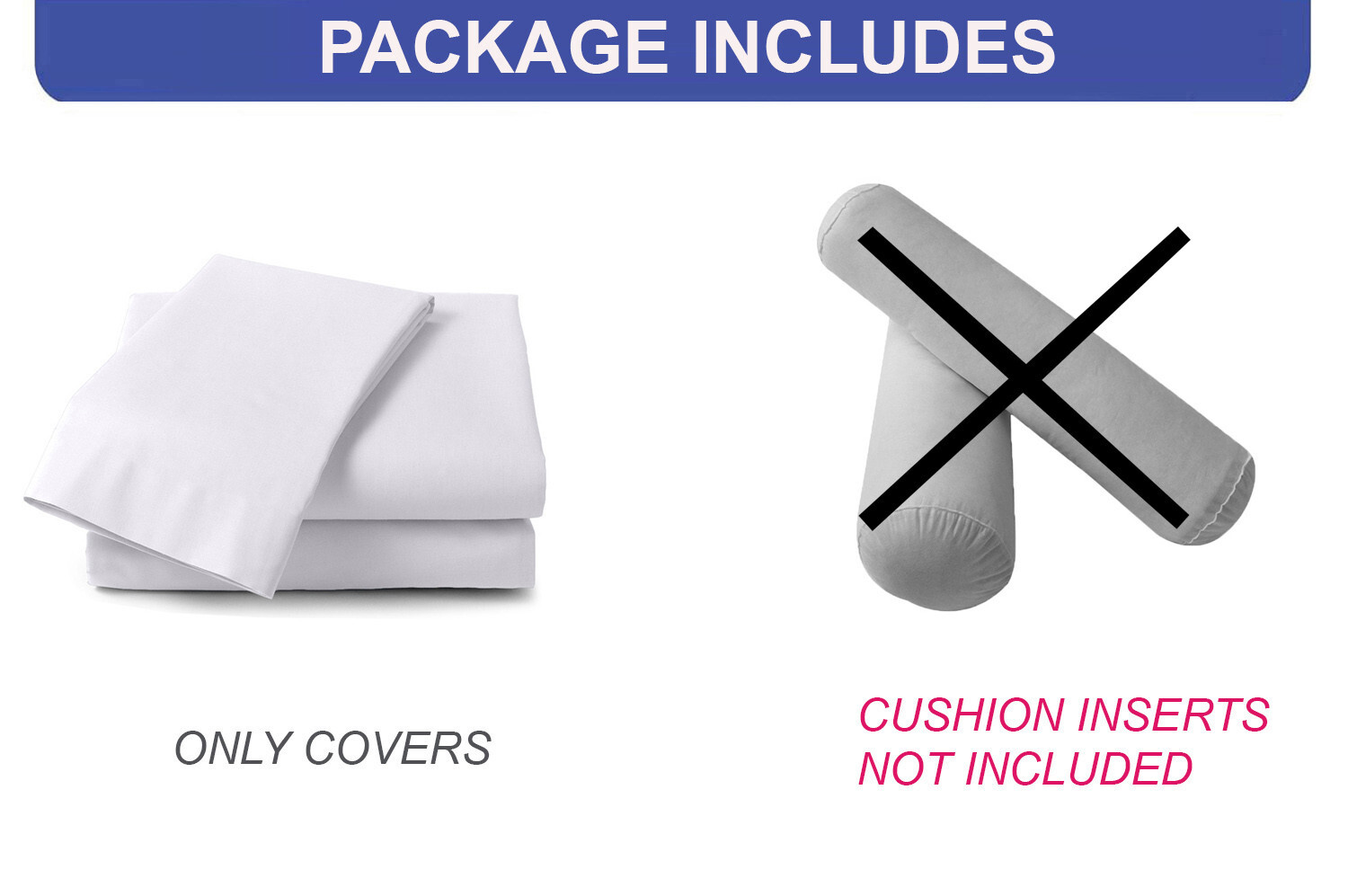 |COVER ONLY| STYLE 5 Queen Bolster Pillow Daybed Porch Swing Pipe Trim AD101