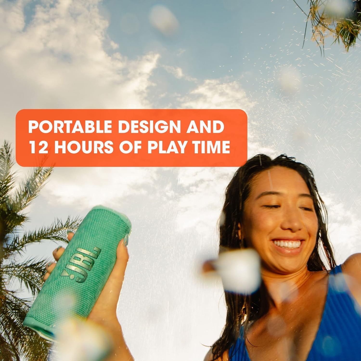 JBL Flip 6 Portable Waterproof Bluetooth Speaker-black