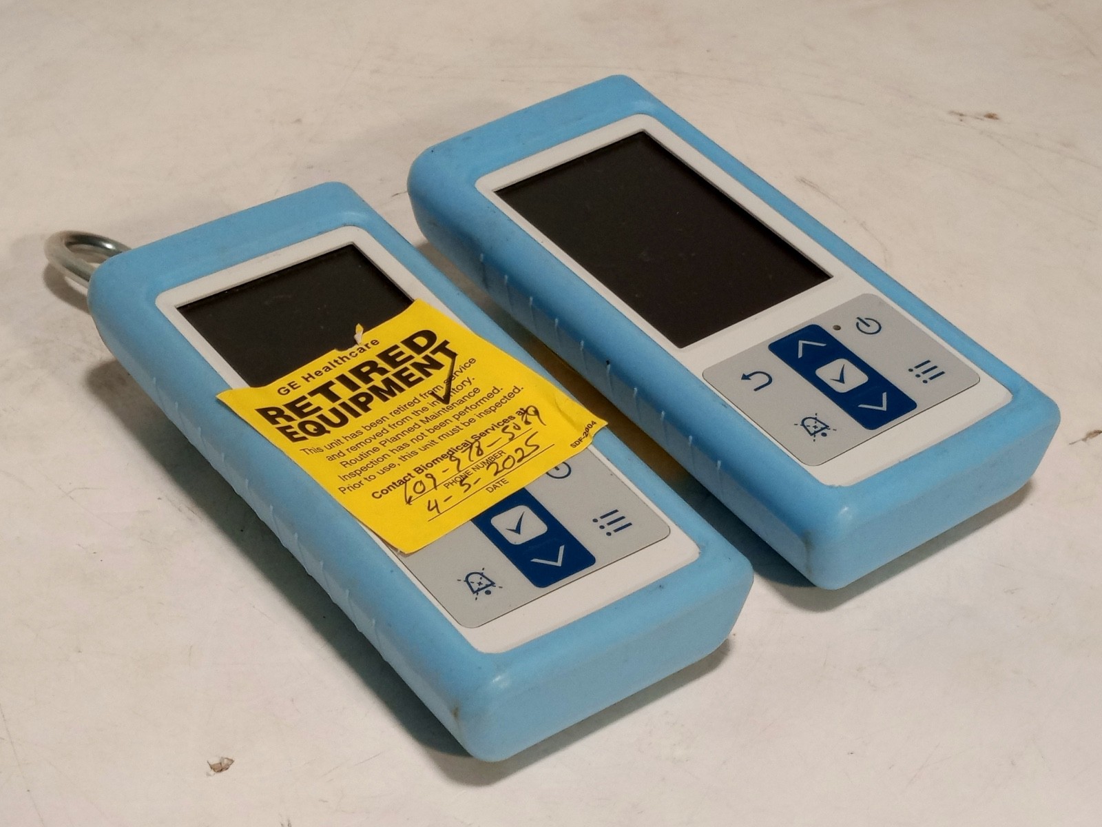 Lot of 2 Covidien Nellcor PM10N Portable Pulse Oximeter, For Parts/Repair