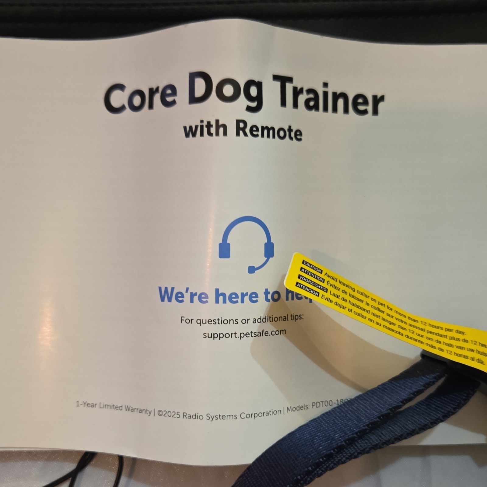 PetSafe Core Dog Trainer Remote Collar Blue RFA-656 Accessories