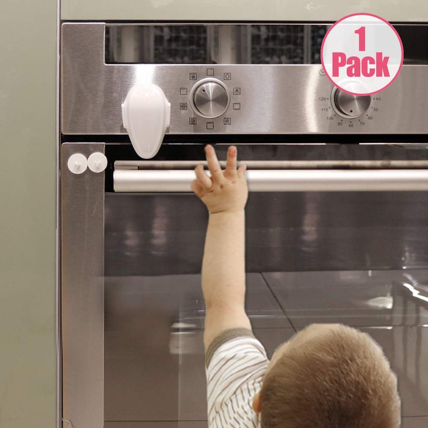 EUDEMON 1 Pack Childproof Oven Door Lock, Oven Front Lock Easy to Install & H...
