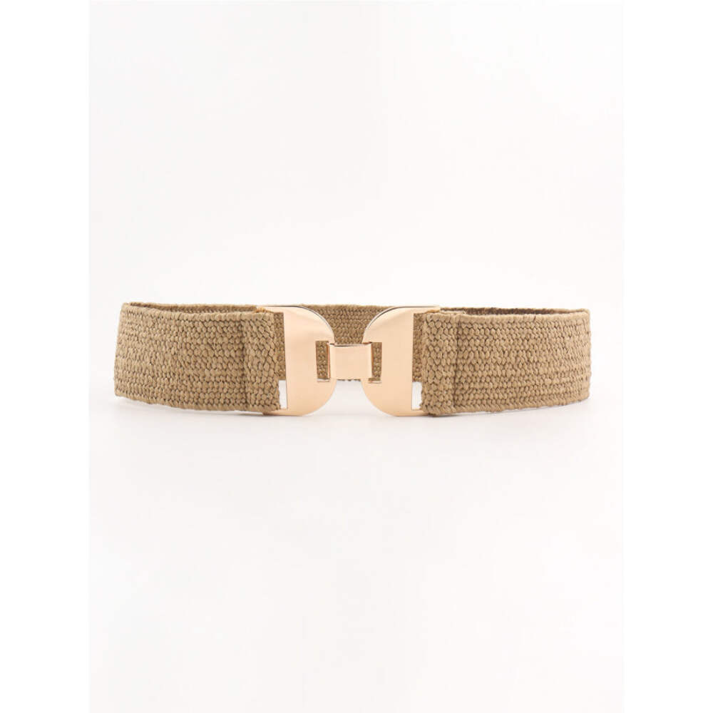 Alloy Buckle Elastic Belt