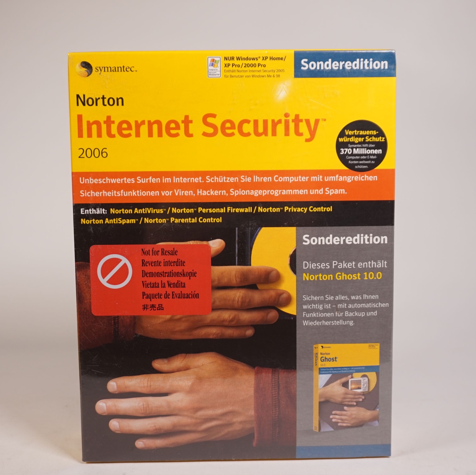 3pc Bundle Norton AntiVirus 2006 2007 Internet Security 2006 Special Edition